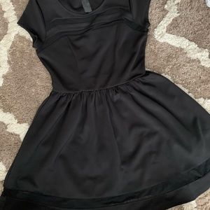 Mini black dress